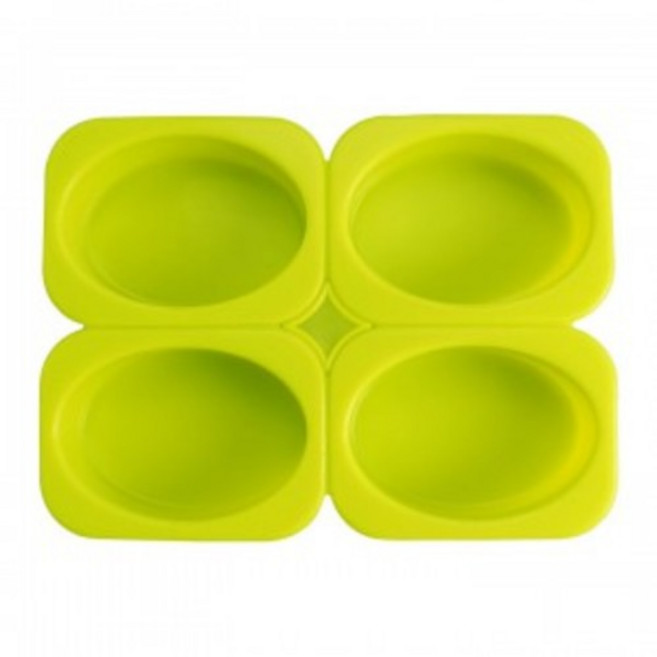 실리콘몰드 - 민무늬타원 (1구 4구), 4구