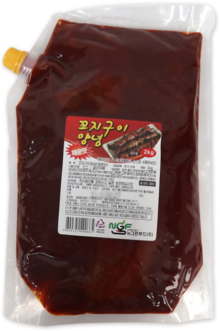 뉴그린푸드 꼬치구이 양념소스 매운맛, 2kg, 1개