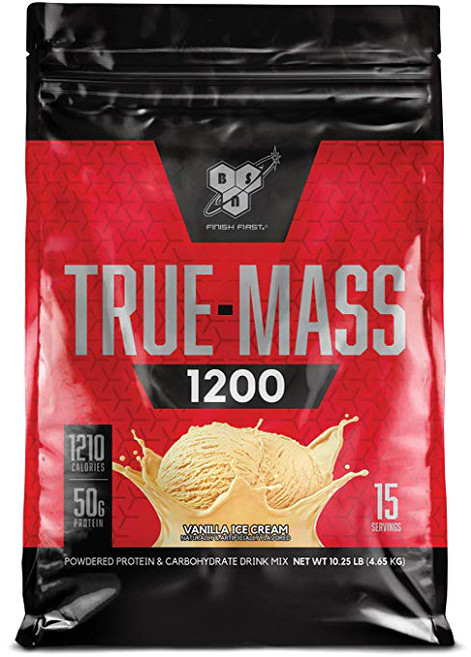 비에스엔 트루-매스 1200 파우더 프로틴 & 카보하이드레이트 드링크 믹스 단백질 보충제, 1개, 4.65kg
