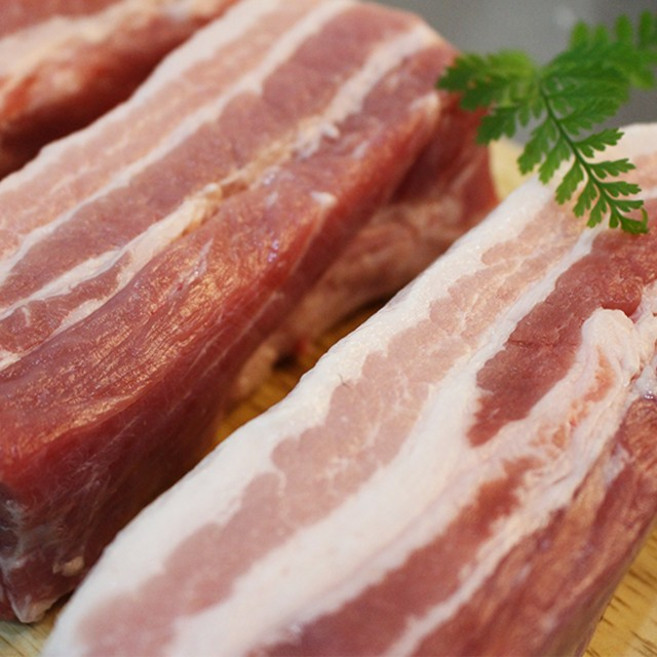 친환경팔도 보성녹차 먹인 한돈 삼겹살(보쌈용) 300g 500g 1kg