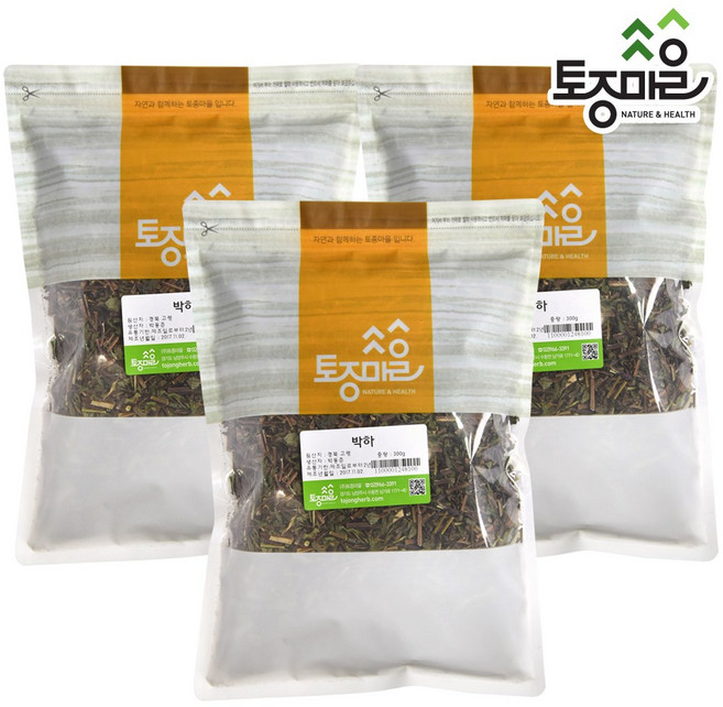 [토종마을] 국산 박하 300g 박하차, 3개