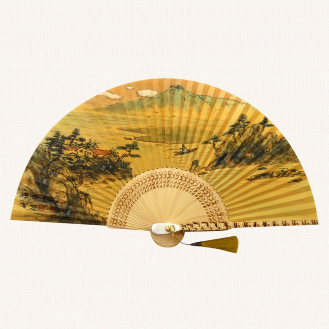 전주부채공방 [조선시대 우각합죽선-소뼈] 우각유칠선 무형문화재선, 1개