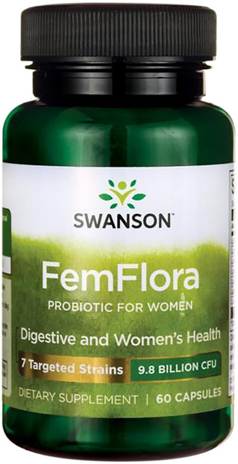 스완슨 펨플로라 프로바이오틱 여성용 캡슐, 60정, 1개