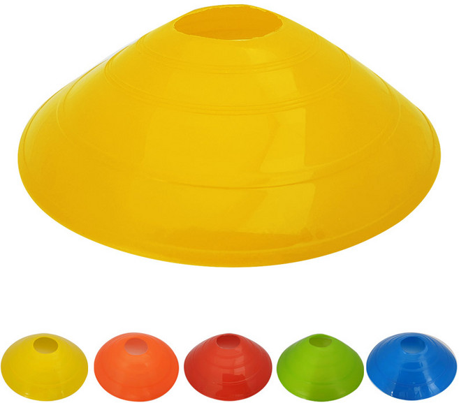 [마치드림] 접시콘 칼라콘 트레이닝콘 축구연습, 옐로우, 1개