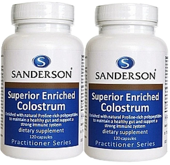 샌더슨 수페리어 인리치드 콜로스트럼(초유) 120 캡슐 X 2개, 120정, 1세트 - 쿠팡