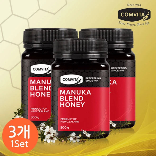 콤비타 마누카 허니 블렌드 500g x 3개 MGO 30+ - 쿠팡