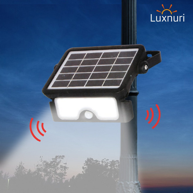 LED 30구 태양광 충전식 센서 야외 투광등 가로등 5W