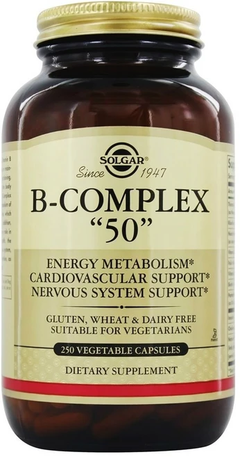 솔가 B-컴플렉스 50 베지터블 캡슐, 1개, 250정 - 쿠팡