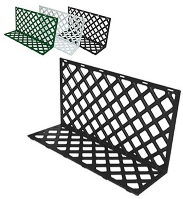 예스토어 다용도 칸막이 쇼케이스 더미, 검정색, 1개