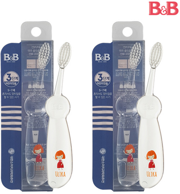 비앤비 어린이칫솔 3단계(5-7세) 어린이 칫솔, 1개입, 2개