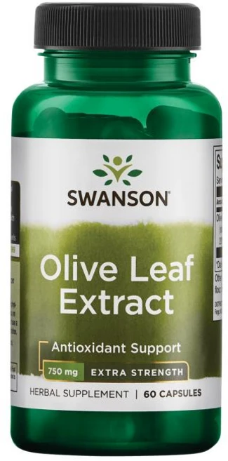 스완슨 올리브 리프 추출물 750mg 캡슐, 1개, 60정 - 쿠팡