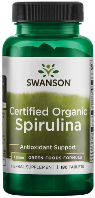 스완슨 스피루리나 타블렛, 1개, 180정 - 쿠팡
