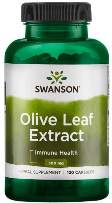 스완슨 올리브 리프 추출물 500mg 캡슐, 1개, 120정 - 쿠팡