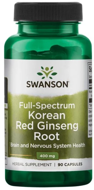 스완슨 풀-스펙트럼 한국 홍삼 루트 400mg 캡슐, 90정, 1개 - 쿠팡
