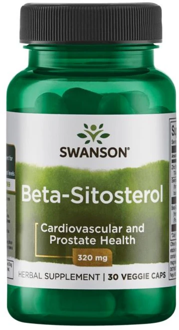스완슨 베타-시토스테롤 320mg 베지 캡, 1개, 30정 - 쿠팡