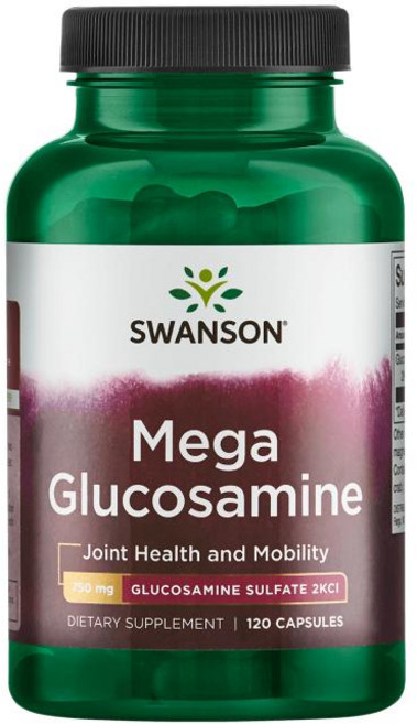 스완슨 메가 글루코사민 750mg 캡슐, 1개, 120정