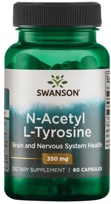 스완슨 N-에이스틸 L-타이로신 350mg 캡슐, 60정, 1개, 60정 - 쿠팡