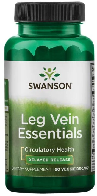 Swanson 딜레이드-릴리즈 레그 베인 에센셜 베지 캡슐, 1개, 60정 - 쿠팡