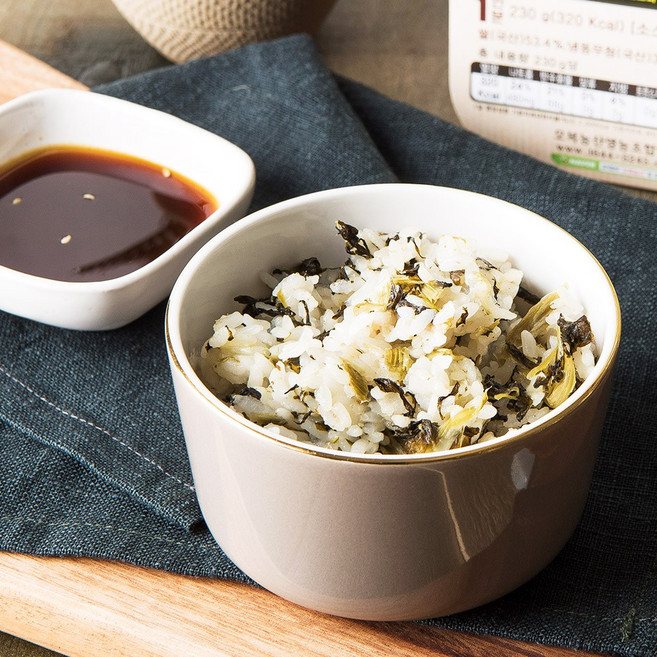 [HACCP] 나물밥 간편식 간편 조리 무청 시래기 즉석 시래기 밥, 230g, 4개