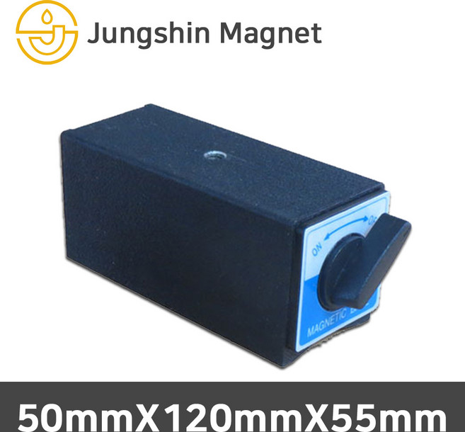 정신자석 마그네틱 베이스 홀규격M8 고정장치, 02_마그네틱 베이스 50X120X55, 1개