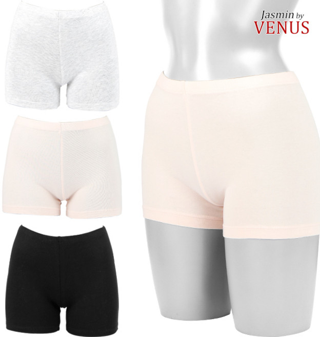 비너스자스민 여자속옷 심리스 면스판 2부 학생 속바지 15215