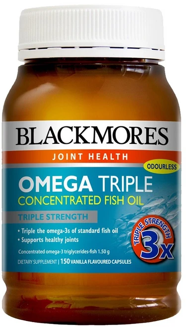 블랙모어스 고농축 오메가 트리플 150캡슐, 150정, 1개 - 쿠팡