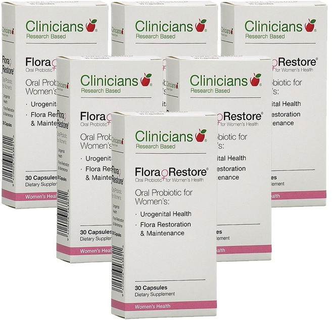 클리니션스/클리니션즈 플로라 리스토어 여성 프로바이오틱스(유산균) 30 캡슐 X 6개, 1개, 30정