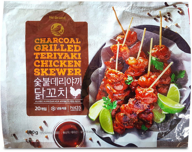 노브랜드 숯불 데리야끼 닭꼬치 800g, 1개
