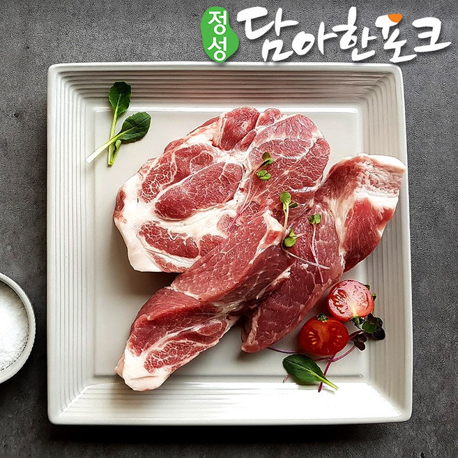 [담아한포크] 한돈 목살(에어프라이어 통도리 전용) 500g, 1개
