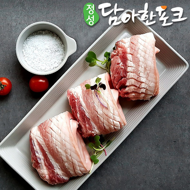 [담아한포크] 한돈 벌집 오겹살, 500g, 1개, 1개