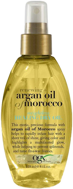 OGX 헤어 오일 아르간 오일 오브 모로코 힐링 드라이 오일, 118ml, 1개 - 쿠팡