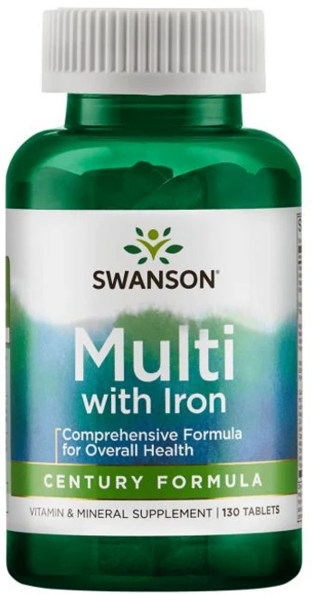 스완슨 멀티 비타민 아이언 타블렛, 130정, 1개 - 쿠팡