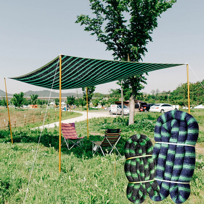 차광닷컴 차광막 95% 수박색 모음 캠핑 그늘막, 수박 2x2 (4면봉제), 1개