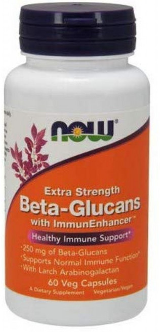 Now Foods 베타-글루칸 베지 캡슐, 60정, 2개
