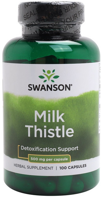 스완슨 밀크 시슬 500mg 캡슐, 100정, 1개