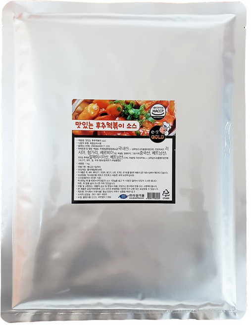 [두원식품] 맛있는 후추 떡볶이 소스 분말, 1kg, 1개