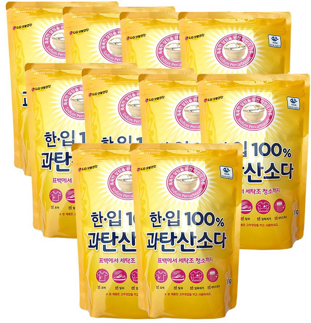 한입 100% 과탄산소다, 1kg, 10개