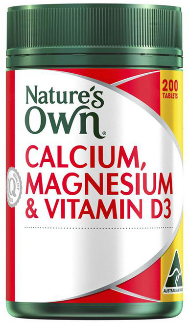 Nature's Own Calcium and Magnesium with Vitamin D3 200 Tablets Exclusive Size, 1개, 200정