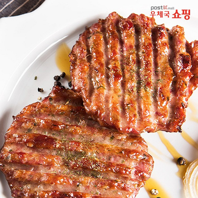 [우체국쇼핑] 정읍 이세종님의 유황먹인 오리 수제 떡갈비, 100g, 4개