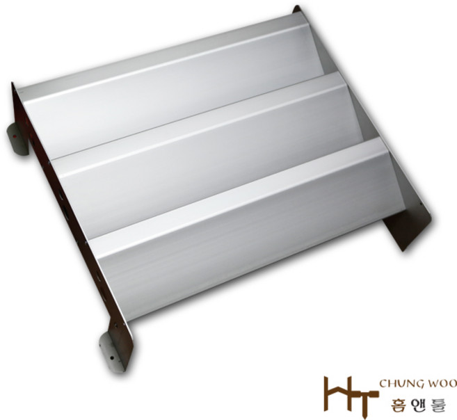 에어컨 실외기 바람막이 카바, 은색