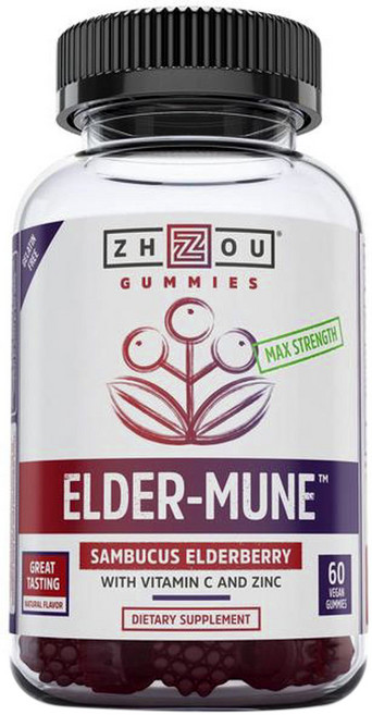 주뉴트리션 엘더-뮨 삼부커스 엘더베리 비건 구미, 1개, 60정