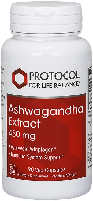 프로토콜포라이프밸런스 아슈와간다 추출물 450mg 비건 베지 캡슐, 90정, 1개 - 쿠팡