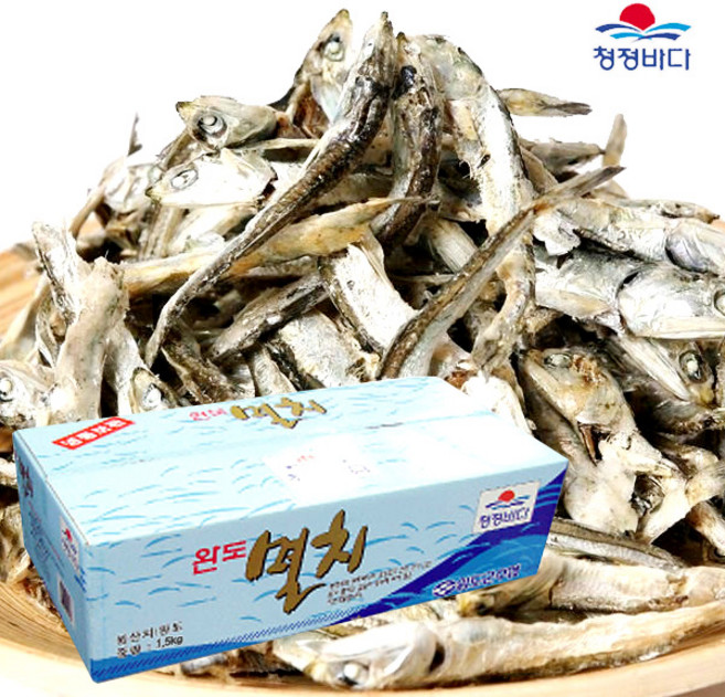 [완도금일수협] 청정바다 대멸(다시용) 1.5kg, 1박스
