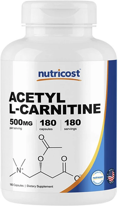 뉴트리코스트 아세틸 L-카르니틴 500mg 캡슐, 180정, 1개 - 쿠팡
