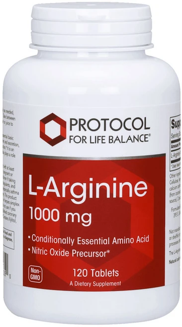 프로토콜포라이프밸런스 L-아르기닌 1000mg 타블렛, 120정, 1개 - 쿠팡