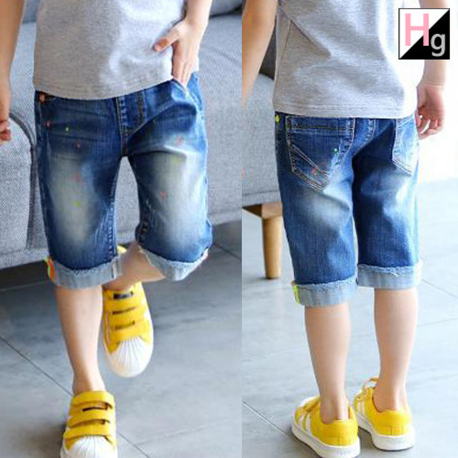 헬로가든 페인팅 청 반바지(S)