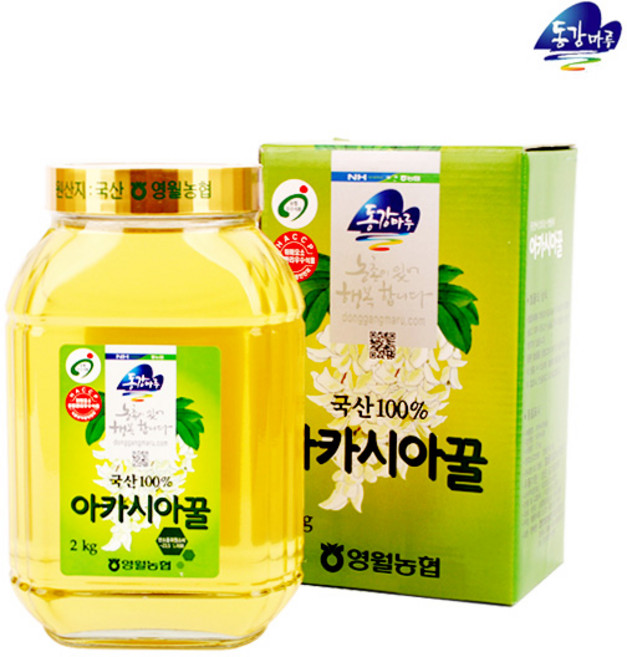 농협 동강마루 아카시아꿀, 2kg, 1개