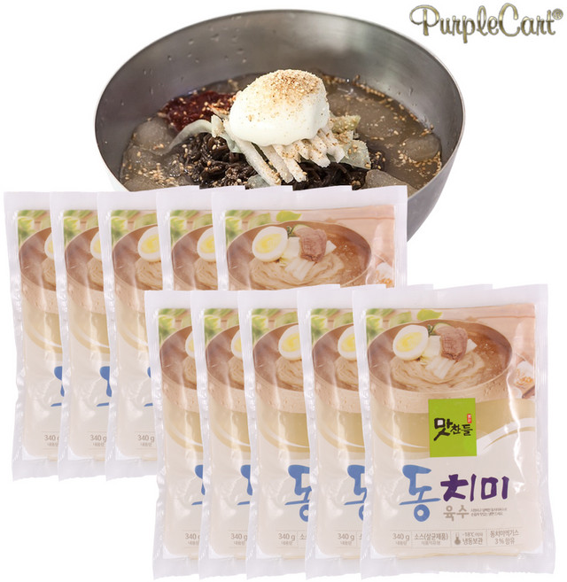 맛찬들 동치미육수 340g, 20개