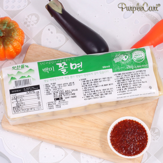 맛찬들 쫄면 2kgX2개, 2kg, 2개