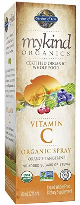 가든오브라이프 비타민 C 오렌지-탠저린 맛 리퀴드 스프레이 무설탕, 58ml, 1개 - 쿠팡